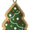 Bucilla Gingerbread Santa | Felt Applique Ornament Kit | 89301E