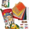 Bucilla Felt Applique " Making Nativity — Felt Applique Christmas Stocking Kit [SKU: 89531E]