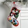 Bucilla Felt Applique " Making Dapper Snowman | Felt Applique Christmas Stocking Kit | 89530E