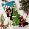 Bucilla Felt Applique " Making Bears | Felt Applique Christmas Stocking Kit | 89622E