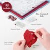 Bucilla Felt Applique " Making Jolly Gingerbread Snowman | Felt Applique Christmas Stocking Kit | 89782E