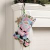 Bucilla Felt Applique " Making Lollipop Santa | Felt Applique Christmas Stocking Kit | 89705E