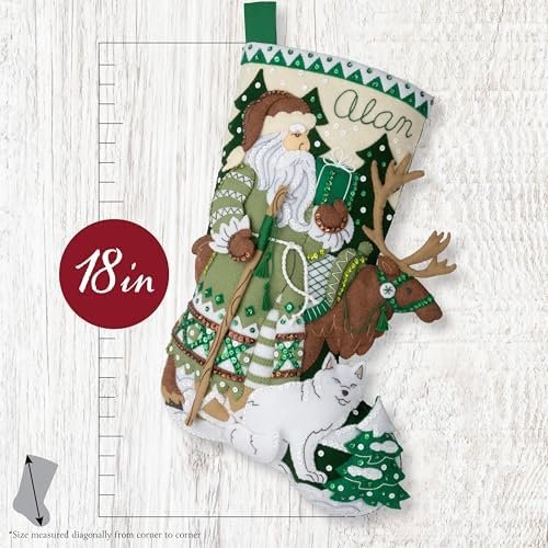 bucilla-felt-applique-18-stocking-making-kit-nordic-noel-perfect-for-diy-89758e-variant-01 Bucilla Felt Applique " Making Nordic Noel | Felt Applique Christmas Stocking Kit | 89758E