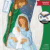 Bucilla Felt Applique " Making Peaceful Nativity — Felt Applique Christmas Stocking Kit [SKU: 89601E]