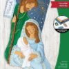 Bucilla Felt Applique " Making Peaceful Nativity — Felt Applique Christmas Stocking Kit [SKU: 89601E]