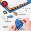 Bucilla Felt Applique " Making Peaceful Nativity — Felt Applique Christmas Stocking Kit [SKU: 89601E]