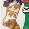 Bucilla Felt Applique " Making Sacred Night | Felt Applique Christmas Stocking Kit | 89785E