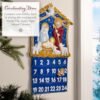 Bucilla Felt Applique " Making Sacred Night | Felt Applique Christmas Stocking Kit | 89785E