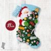 bucilla-felt-applique-18-stocking-making-kit-santa-s-candy-christmas-per-89766e-variant-01 Bucilla Santa's Candy Christmas | Felt Applique Christmas Stocking Kit | 89766E