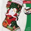 bucilla-felt-applique-18-stocking-making-kit-santa-s-festive-frolic-perf-89784e-primary Bucilla Felt Applique " Making Santa'S Festive Frolic | Felt Applique Christmas Stocking Kit | 89784E