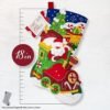 Bucilla Santa's Peppermint Express | Felt Applique Christmas Stocking Kit | 89611E