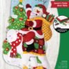 bucilla-felt-applique-18-stocking-making-kit-santa-s-polar-bear-ride-per-89596e-primary Bucilla Felt Applique " Making Santa'S Polar Bear Ride | Felt Applique Christmas Stocking Kit | 89596E