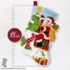 bucilla-felt-applique-18-stocking-making-kit-santa-s-polar-bear-ride-per-89596e-variant-01 Bucilla Felt Applique " Making Santa'S Polar Bear Ride | Felt Applique Christmas Stocking Kit | 89596E