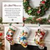 bucilla-felt-applique-18-stocking-making-kit-santa-s-polar-bear-ride-per-89596e-variant-04 Bucilla Felt Applique " Making Santa'S Polar Bear Ride | Felt Applique Christmas Stocking Kit | 89596E