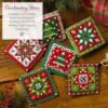 Bucilla Snowman's Quilted Delight | Kit de media navideña de fieltro | 89765E