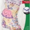 Bucilla Felt Applique " Making Sugar Plum Dreams | Felt Applique Christmas Stocking Kit | 89629E