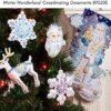 Bucilla Felt Applique " Making Winter Wonderland | Felt Applique Christmas Stocking Kit | 89540E