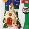bucilla-felt-applique-18-stocking-making-kit-yuletide-chapel-perfect-for-89797e-primary Bucilla Yuletide Chapel | Felt Applique Christmas Stocking Kit | 89797E