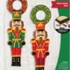 Bucilla Nutcracker Duo | Felt Applique Door Hanger Kit | 89704E
