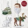 Bucilla Nordic Noel | Felt Applique Ornament Kit | 89754E