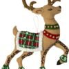 Bucilla Festive Reindeer | Felt Applique Ornament Kit | 89299E