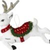 Bucilla Festive Reindeer | Felt Applique Ornament Kit | 89299E
