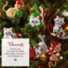 Bucilla Frisky Kitties | Felt Applique Ornament Kit | 89643E
