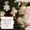 Bucilla Holiday Glitz | Felt Applique Ornament Kit | 89637E