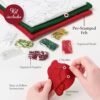 bucilla-felt-applique-6-piece-ornament-making-kit-jolly-gingerbread-snow-89783e-variant-02 Bucilla Jolly Gingerbread Snowman | Felt Applique Ornament Kit | 89783E