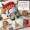 bucilla-felt-applique-6-piece-ornament-making-kit-jolly-gingerbread-snow-89783e-variant-04 Bucilla Jolly Gingerbread Snowman | Felt Applique Ornament Kit | 89783E