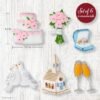 Bucilla Newlywed Keepsakes | Felt Applique Ornament Kit | 89780E