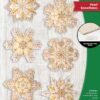 bucilla-felt-applique-6-piece-ornament-making-kit-pearl-snowflakes-perfe-89682e-primary Bucilla Pearl Snowflakes | Felt Applique Ornament Kit | 89682E