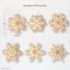 bucilla-felt-applique-6-piece-ornament-making-kit-pearl-snowflakes-perfe-89682e-variant-01 Bucilla Pearl Snowflakes | Felt Applique Ornament Kit | 89682E