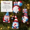 bucilla-felt-applique-6-piece-ornament-making-kit-red-white-blue-gnomes-89700e-variant-03 Bucilla Red White & Blue Gnomes | Felt Applique Ornament Kit | 89700E