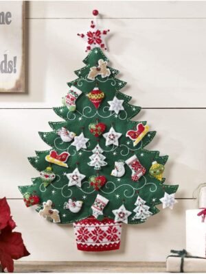 bucilla-felt-applique-advent-calendar-kit-17-by-24-inch-nordic-tree-gree-86584-primary Bucilla Felt Applique Advent Calendar Nordic Tree Green | Felt Applique Advent Calendar Kit | 86584