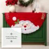 Bucilla Jolly Santa | Felt Applique Christmas Tree Skirt Kit | 89640E