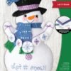 Bucilla Let It Snow | Felt Applique Door Stop Kit | 89632E