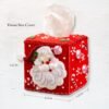 Bucilla Jolly St. Nick | Kit de funda para caja de pañuelos de fieltro | 89678E