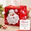 Bucilla Jolly St. Nick | Kit de funda para caja de pañuelos de fieltro | 89678E