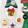 Bucilla Gnome for All Seasons | Felt Applique Wall Hanging Kit | 89568E