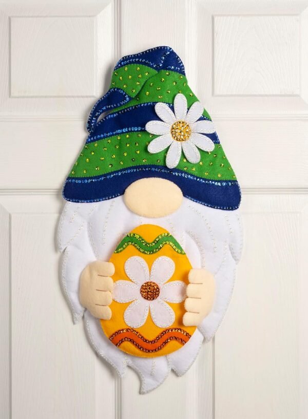 Bucilla Gnome for All Seasons | Kit de colgante decorativo de fieltro | 89568E