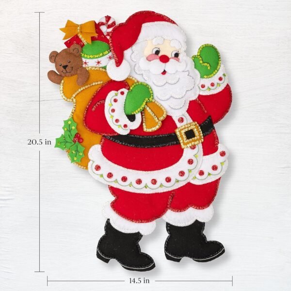 Bucilla Toys from Santa | Kit de colgante decorativo de fieltro | 89657E