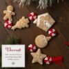 Bucilla Gingerbread Treats | Felt Applique Garland Kit | 89779E