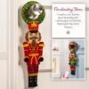 Bucilla Nutcracker Santa | Felt Applique Wall Hanging Kit | 89775E