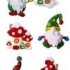 bucilla-gnomes-felt-applique-christmas-ornaments-set-of-6-89298e-variant-02 Bucilla Gnomes | Felt Applique Christmas Ornament Kit | 89298E