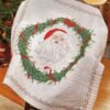 Bucilla Happy Holidays | Stamped Cross Stitch Lap Quilt Kit | 84019