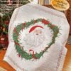 Bucilla Happy Holidays | Stamped Cross Stitch Lap Quilt Kit | 84019