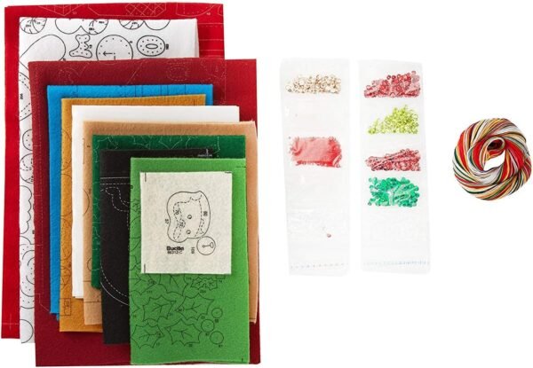 Bucilla Must Be Santa Advent | Felt Applique Advent Calendar Kit | 86312