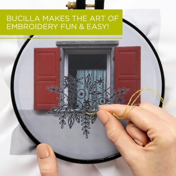 Bucilla Flower Box | Stamped Embroidery Kit | 49452E