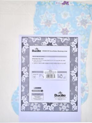 bucilla-snowflakes-stocking-liner-18-pre-sewn-insert-perfect-for-holiday-89673e-primary Bucilla Snowflakes | Stocking Liner | 89673E